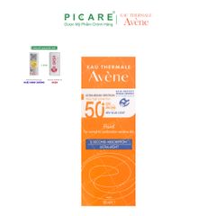 Kem Chống Nắng Cho Da Thường, Hỗn Hợp Avène Very Hight Protection Fluid SPF50+ Blue Light 50ML