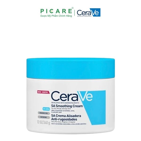 Kem Dưỡng Ẩm Toàn Thân Dành Cho Da Nhạy Cảm CeraVe SA Soothing Cream 340G