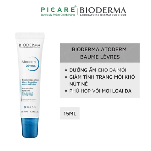 Son Dưỡng Bioderma Atoderm Intensive Baume Levres 15ml