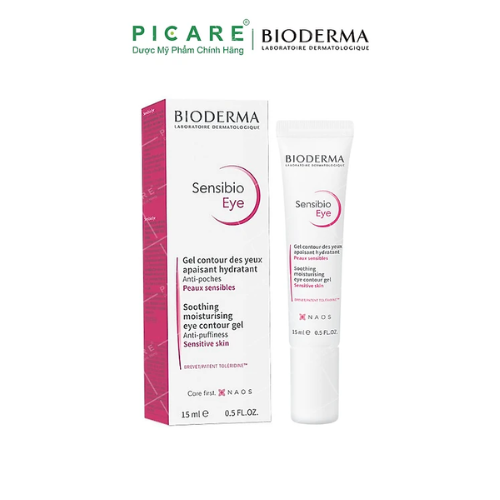 Kem Dưỡng Ẩm Làm Dịu Và Bảo Vệ Chống Bọng Mắt Bioderma Sensibio Eye 15ml