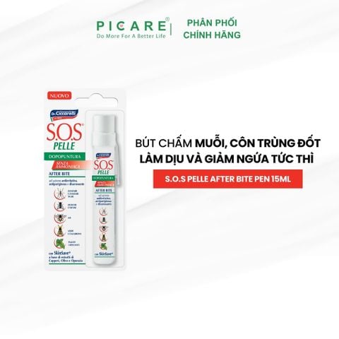 Bút chấm muỗi, côn trùng đốt làm dịu và giảm ngứa tức thì – S.O.S PELLE After Bite Pen 15ml