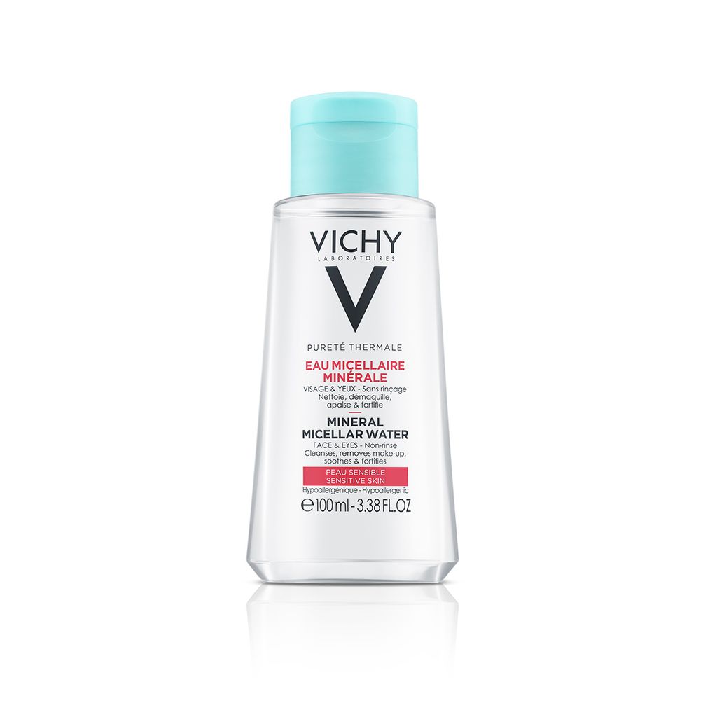 Nước Tẩy Trang Giàu Khoáng Chất Cho Da Nhạy Cảm Giúp Làm Sạch Sâu Và Dịu Da Vichy Purete Thermale Mineral Micellar Water Sensitive Skin 100ml