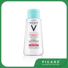 Nước Tẩy Trang Giàu Khoáng Chất Cho Da Nhạy Cảm Giúp Làm Sạch Sâu Và Dịu Da Vichy Purete Thermale Mineral Micellar Water Sensitive Skin 100ml