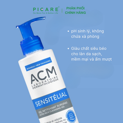 Sữa Rửa Mặt Dành Cho Da Nhạy Cảm ACM Sensitelial Cleansing Gel 200ml