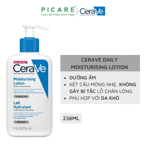 Sữa Dưỡng Ẩm Toàn Thân Dành Cho Da Khô CeraVe Moiturising Lotion 236ml