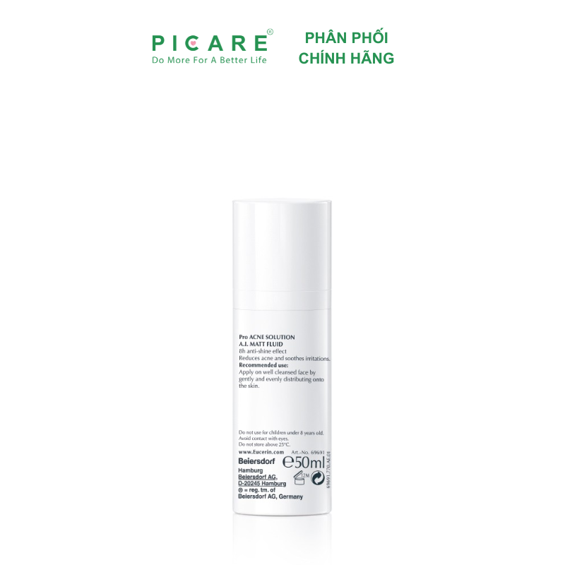 Kem Dưỡng Kiểm Soát Dầu Giảm Mụn Eucerin Pro Acne A.I Matt Fluid 50ml – 69691