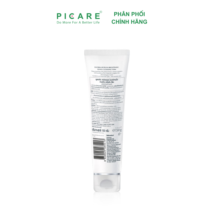 Sữa rửa mặt trắng da Eucerin Spotless Brightening Cleansing Foam 150g - 63470
