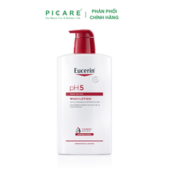 Sữa Tắm Và Rửa Mặt Dịu Nhẹ Dành Cho Da Nhạy Cảm Eucerin pH5 Washlotion 1000ml – 63075