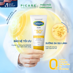 Gel Chống Nắng Vật Lý Dịu Lành Cho Da Nhạy Cảm Cetaphil Sun Spf 50+ Light Gel 50ml