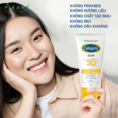 Gel Chống Nắng Vật Lý Dịu Lành Cho Da Nhạy Cảm Cetaphil Sun Spf 50+ Light Gel 50ml