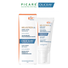 Kem Chống Nắng Chuyên Biệt Cho Da Bị Đốm Nâu Ducray Melascreen UV Light Cream SPF50+ 40ml