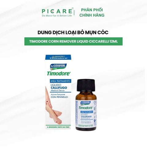 Dung dịch loại bỏ mụn cóc, vết chai -Timodore  Corn Remover Liquid Ciccarelli 12ml