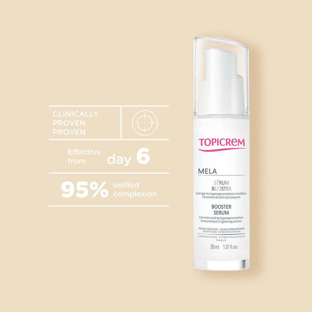 Tinh Chất Làm Trắng Sáng Da, Nhạt Nám Làm Mềm Mịn Da Topicrem Mela Booster Serum 30ml