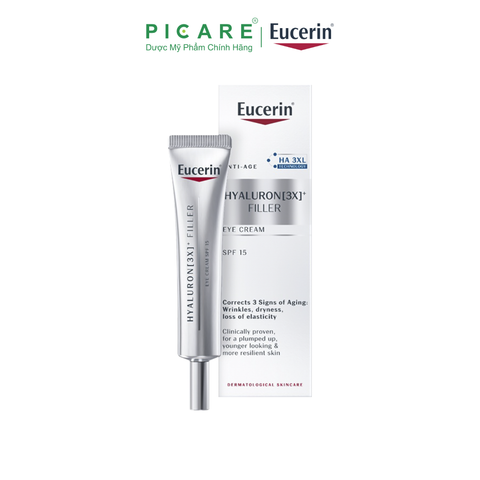 Kem Ngăn Ngừa Lão Hóa Cho Vùng Mắt Eucerin Hyaluron Filler eye 15ml – 63536