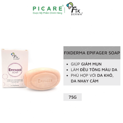 Xà Phòng Giúp Mờ Nám, Thâm, Tàn Nhang Fixderma Epifager Soap 75g