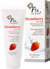 Sữa Rửa Mặt Trẻ Hóa Da Fixderma Strawberry Face Wash 60g