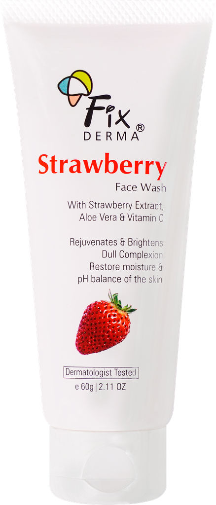 Sữa Rửa Mặt Trẻ Hóa Da Fixderma Strawberry Face Wash 60g