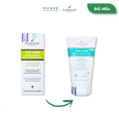 Gel Rửa Mặt Diệt Khuẩn Ngừa Mụn Floslek Pharma Antibacterial Face Cleansing Gel 125ml