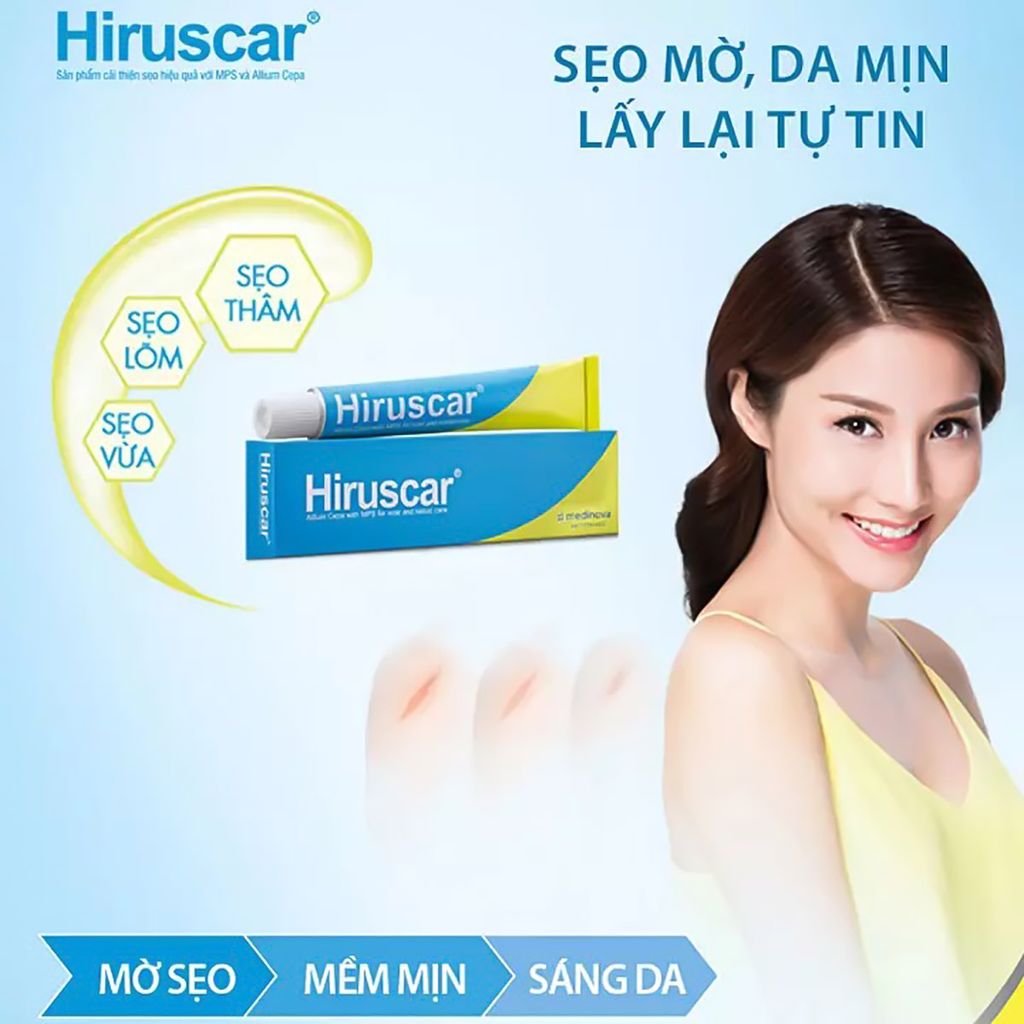 Gel Làm Mờ Sẹo Hiruscar 20g