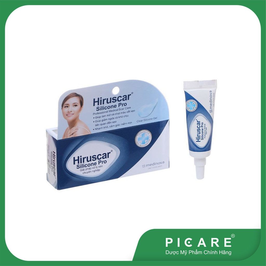 Gel Mờ Sẹo Hiruscar Silicone Pro 10g