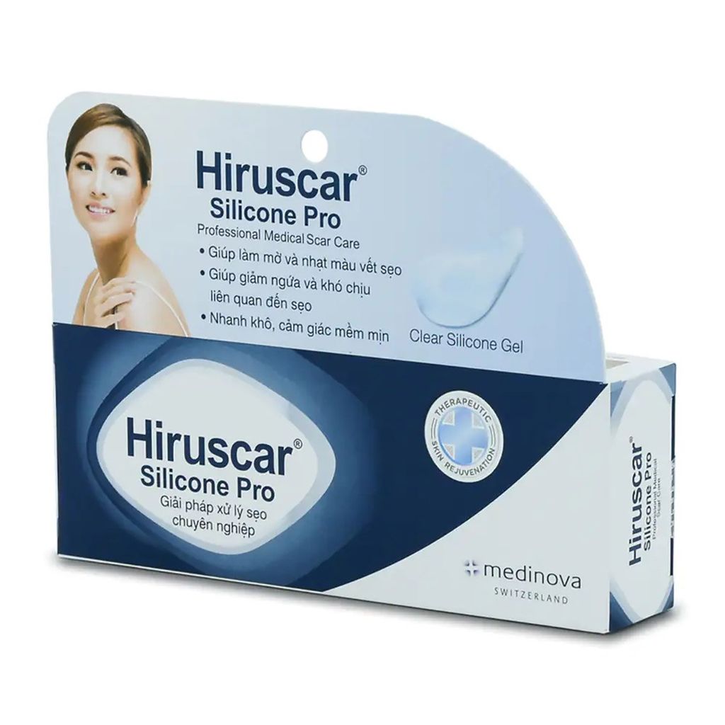 Gel Mờ Sẹo Hiruscar Silicone Pro 10g