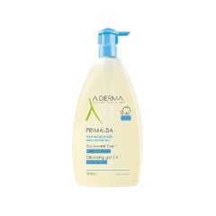 Sữa Tắm Gội Dịu Nhẹ Dành Cho Em Bé A-Derma Primalba Cleansing Gel 2 in 1 500ml