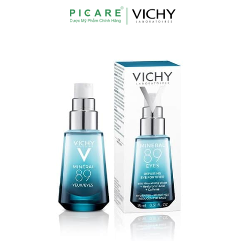 Tinh Chất Phục Hồi Và Giảm Quầng Thâm Bọng Mắt Vichy Mineral 89 Eyes Repairing Eye Fortifier 15ml