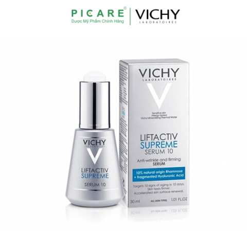 Tinh Chất Chống Nhăn Săn Chắc Trẻ Hóa Da Vichy Lift Activ Supreme Serum 10 30ml