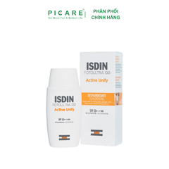 Sữa chống nắng hỗ trợ làm sáng làm đều màu da ISDIN Fotoultra 100 Active Unify SPF50+ 50ml