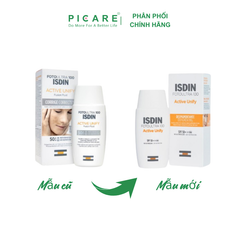 Sữa chống nắng hỗ trợ làm sáng làm đều màu da ISDIN Fotoultra 100 Active Unify SPF50+ 50ml