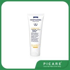 Kem Chống Nắng Dành Cho Da Nhạy Cảm ( màu trắng ) Isis Pharma Uveblock SPF 50 Mineral 40ml