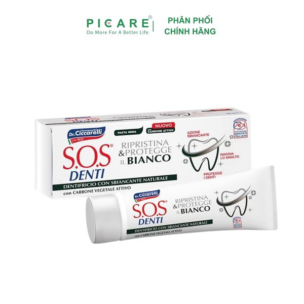 Kem đánh răng than hoạt tính giúp trắng răng, cải thiện và bảo vệ màu sắc tự nhiên của răng