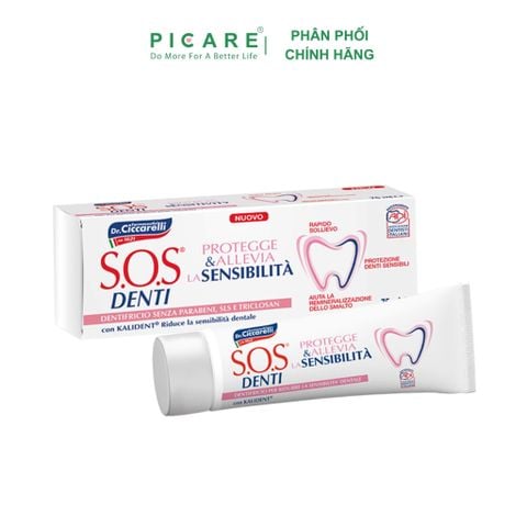 Kem đánh răng dịu nhẹ cho răng nhạy cảm S.O.S DENTI Sensitivity 75ml
