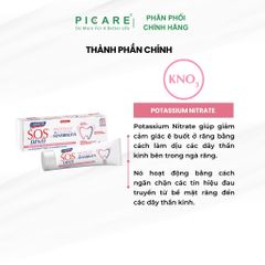 Kem đánh răng giảm ê buốt, chăm sóc, bảo vệ và phục hồi răng nhạy cảm với công thức KALIDENT® độc quyền - S.O.S DENTI Sensitivity Toothpaste 75ml