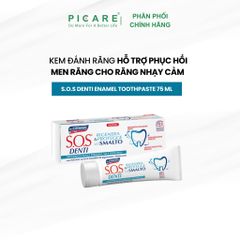 Kem đánh răng bảo vệ và cải thiện men răng dành cho răng bị ê buốt, ố màu do men răng bị xói mòn - S.O.S DENTI Enamel Toothpaste 75 ml