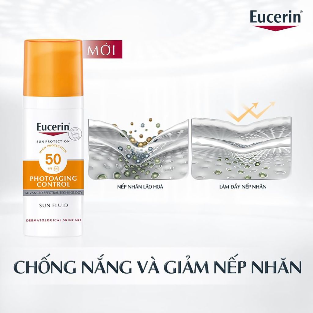 Kem Chống Nắng Cho Da Nhờn Mụn Eucerin Sun Oil Control Dry Touch SPF50+ 50ml – 69767
