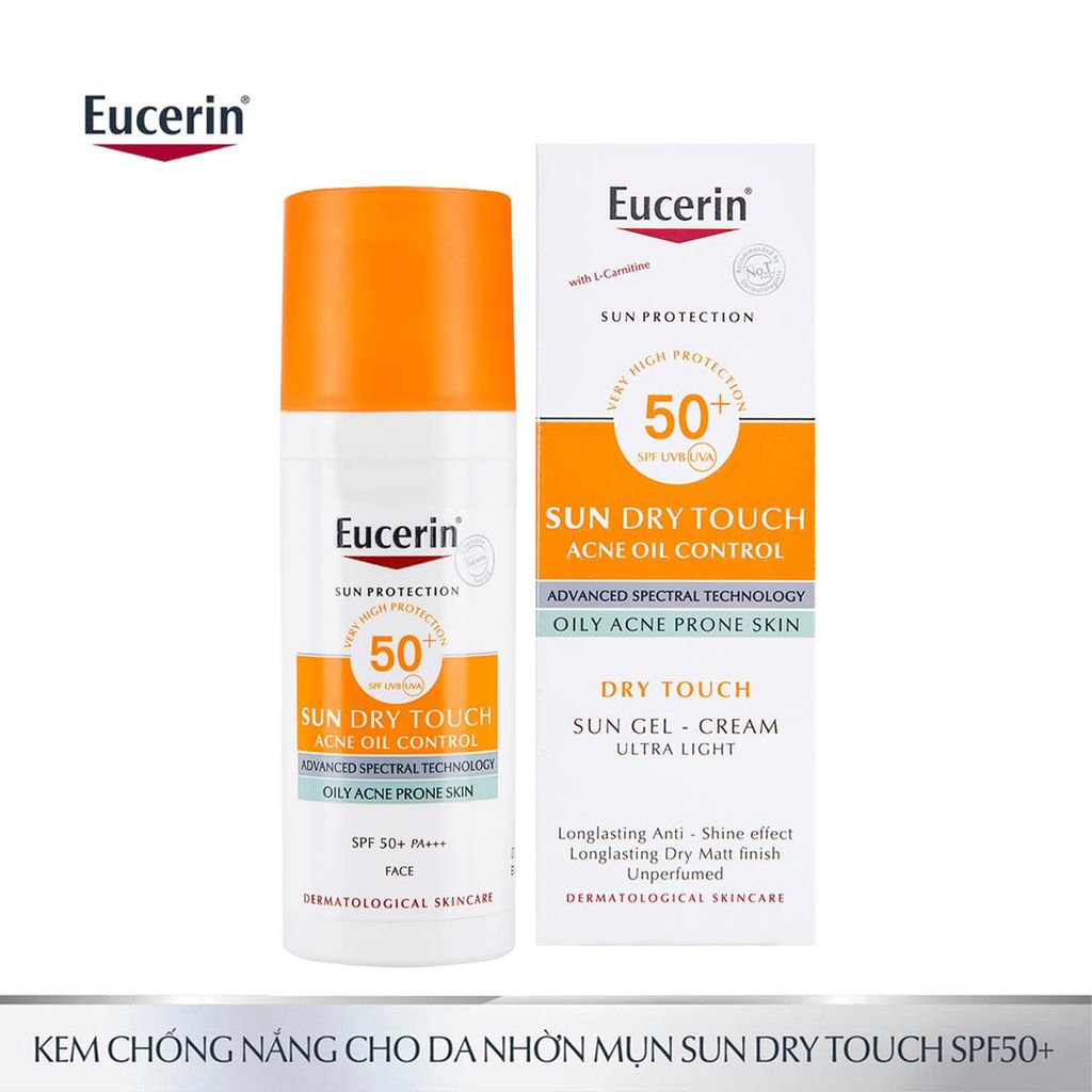 Kem Chống Nắng Cho Da Nhờn Mụn Eucerin Sun Oil Control Dry Touch SPF50+ 50ml – 69767