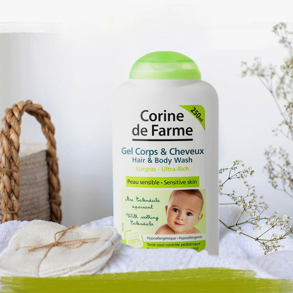 Kem Dưỡng Da Cho Bé Corine De Farme Baby Lotion 250ml