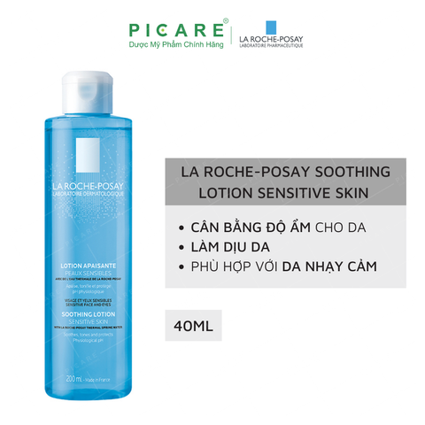 Nước Cân Bằng Giàu Khoáng Dành Cho Da Nhạy Cảm La Roche-Posay Soothing Lotion Sensitive Skin 200ml