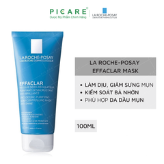 Mặt Nạ Bùn Cho Da Nhờn La Roche-Posay Effaclar Sebo-Controlling Mask 100ml