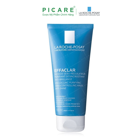 Mặt Nạ Bùn Cho Da Nhờn La Roche-Posay Effaclar Sebo-Controlling Mask 100ml