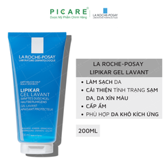 Gel Tắm Giúp Làm Sạch, Làm Dịu & Bảo Vệ Da Dành Cho Da Nhạy Cảm La Roche-Posay Lipikar Soothing Protecting Shower Gel 200ml