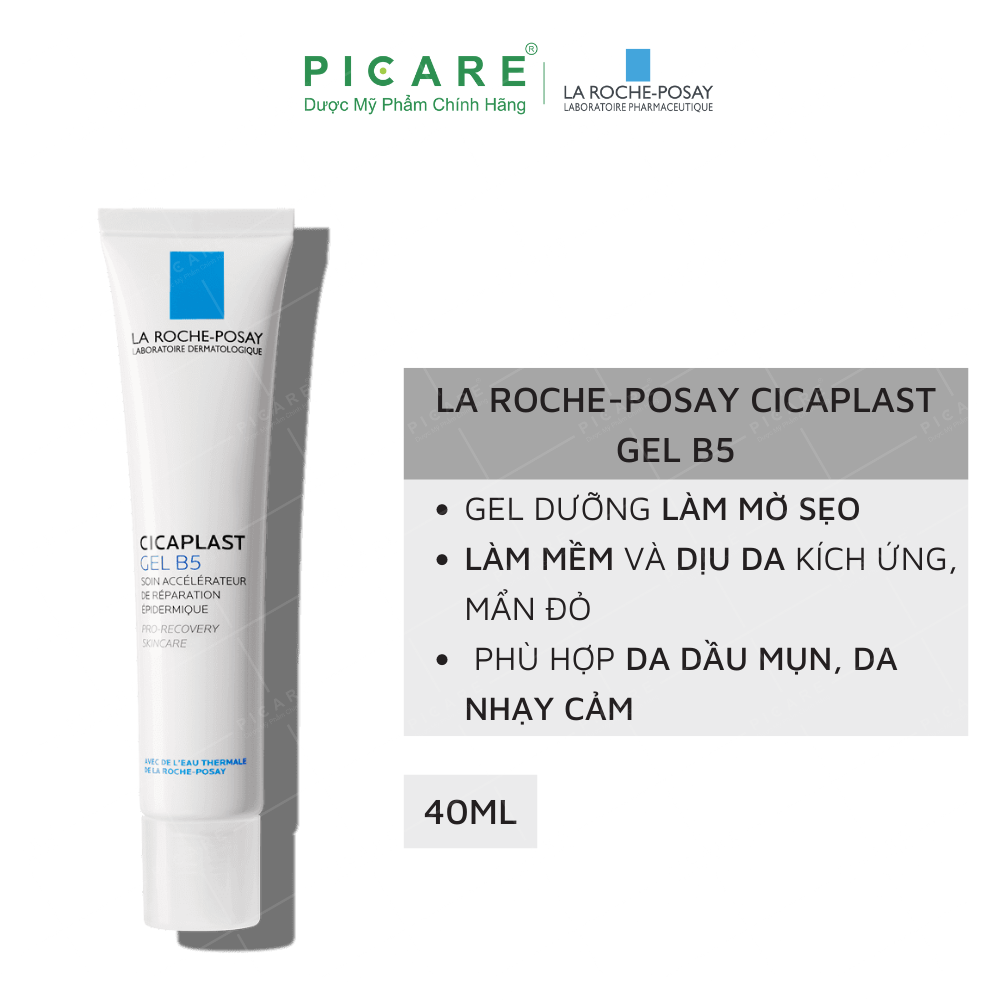 Gel Phục Hồi , Tái Tạo Da Và Làm Mờ Sẹo La Roche-Posay Cicaplast Gel B5 40ml