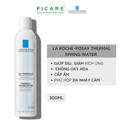 Xịt Khoáng Làm Dịu Và Bảo Vệ Cho Da Nhạy Cảm La Roche-Posay Thermal Spring Water 300ml