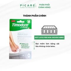 Miếng dán đệm hỗ trợ loại bỏ mụn cóc Timodore 9 miếng/gói - Timodore Corn Pads - Plasters For Hard Corns 9 pcs