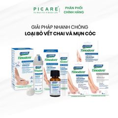 Miếng dán loại bỏ mụn cóc, vết chai Timodore 6 miếng/ gói - Timodore Corn Removers - Plasters With Corn Pad And Adhesive Fastening Flaps