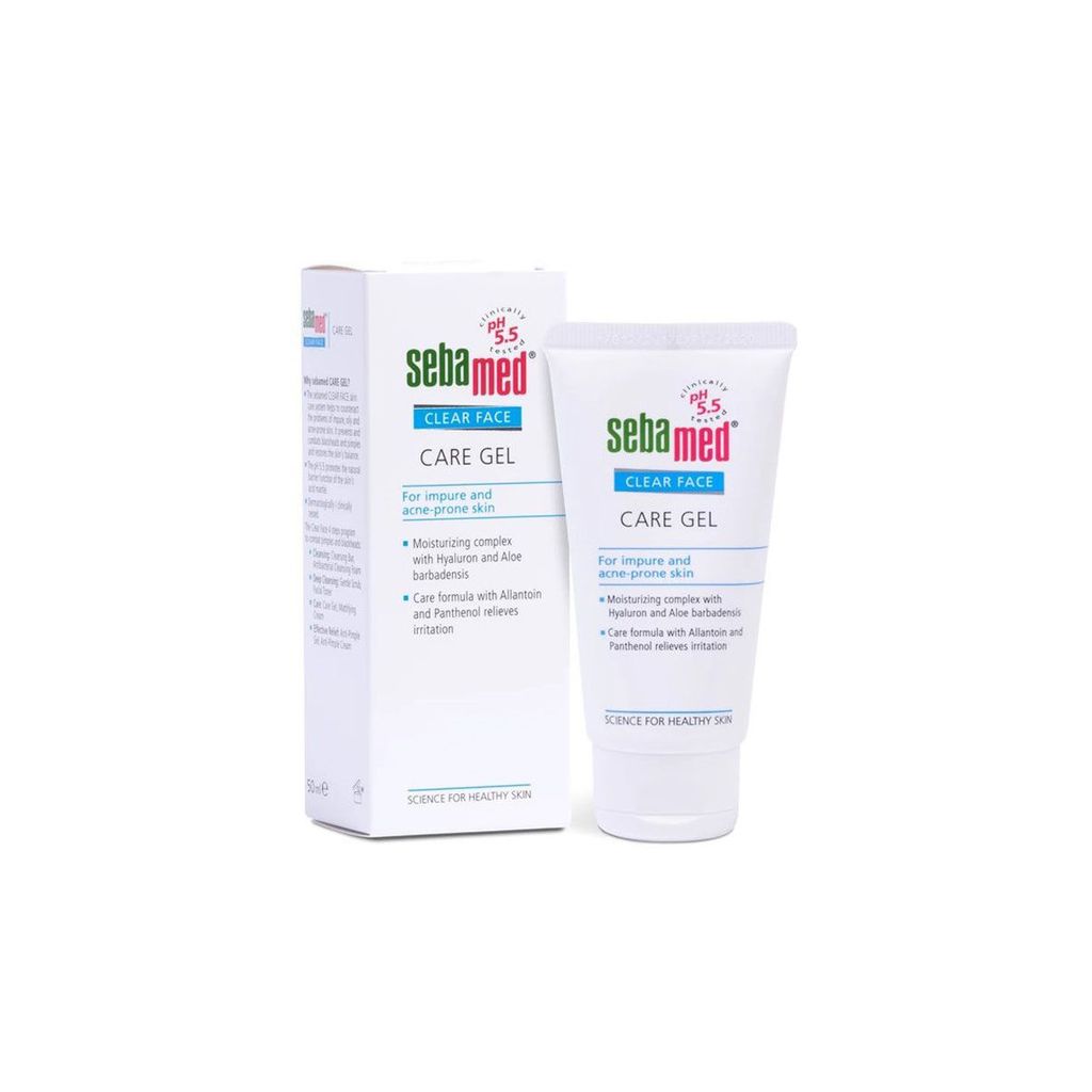 Gel Dưỡng Ẩm Chăm Sóc Và Bảo Vệ Da pH 5.5 Sebamed Clear Face Care Gel 50ml