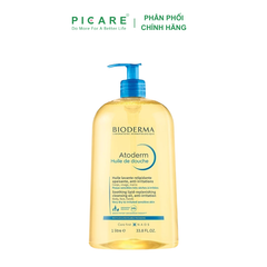 Dầu tắm giúp làm sạch, làm dịu và dưỡng ẩm dành cho da khô, da nhạy cảm Atoderm Huile De Douche 1L