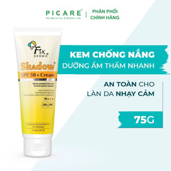 Kem chống nắng vật lí dành cho da nhạy cảm Fixderma Shadow Cream SPF 50+ 75g