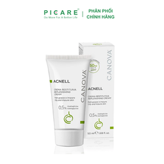 Kem ngừa mụn ban đêm dành cho da mụn, da kích ứng nhạy cảm Canova Acnell - Replenishing Cream 50ml